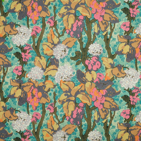 Bell Blooms Cyan P/Kaufmann Fabric