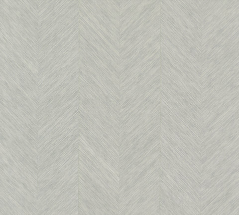 BO6603 Gray Metallic Chevron Wallpaper