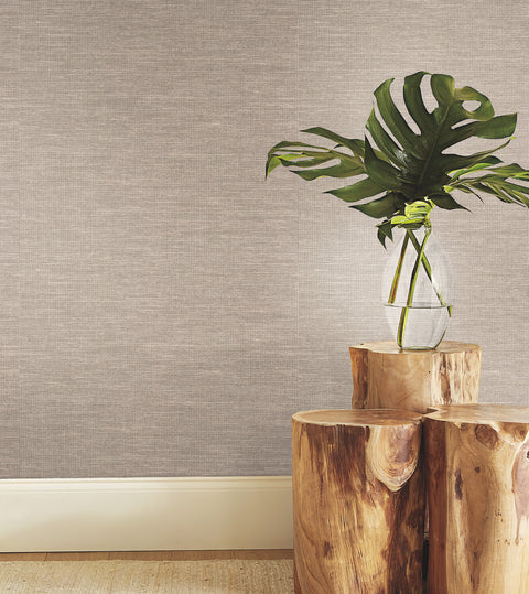 BO6612 Beige Paper and Thread Weave Wallpaper