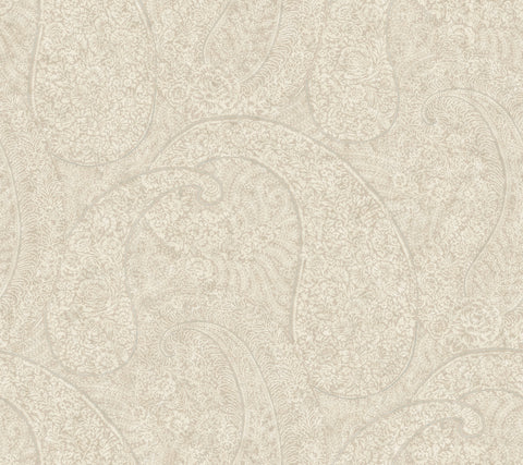 BO6652 Off White Kashmir Dreams Paisley Wallpaper