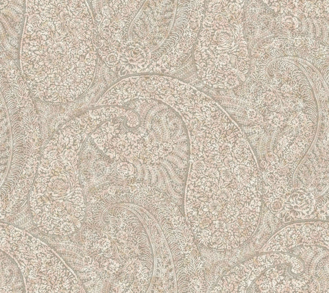 BO6653 Pink Kashmir Dreams Paisley Wallpaper