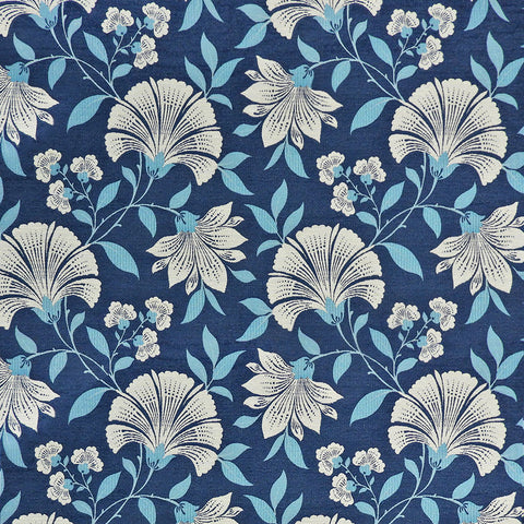 Blanche Indigo Regal Fabric
