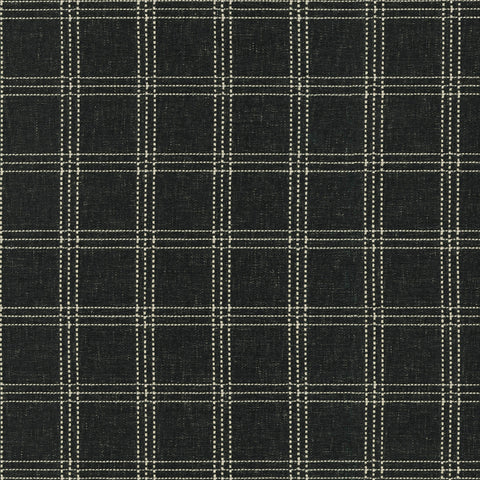 Catalina Check Onyx P/K Lifestyles Fabric