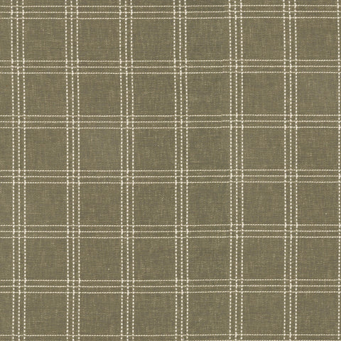 Catalina Check Truffle P/K Lifestyles Fabric