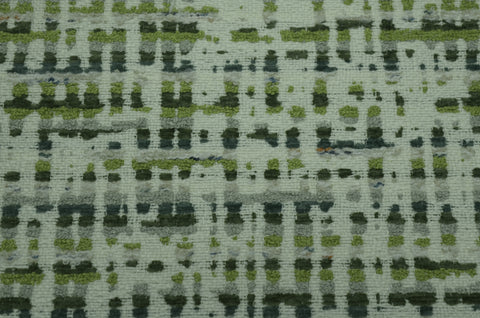 Broken Maze Greenery Upholstery Fabric