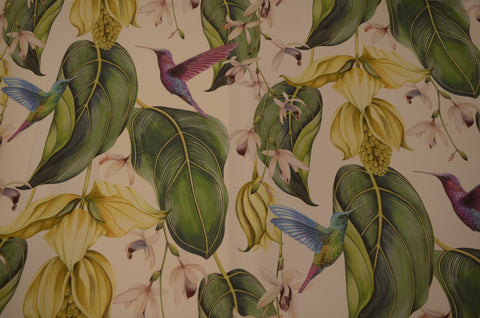 Summerhouse Trailing Orchid Osborne & Little Fabric