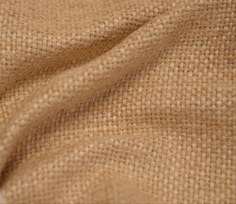 Close-up of beige fabric texture
