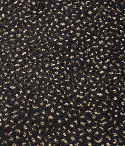 Star Gaze Black Upholstery Fabric