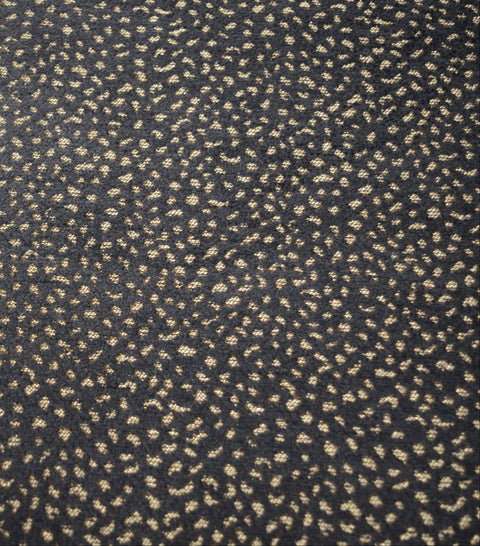 Star Gaze Black Upholstery Fabric