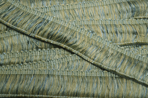 CS500/161 Blue Gold Brush Fringe