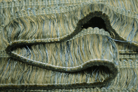 CS500/161 Blue Gold Brush Fringe