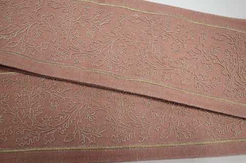 Alicante Spice 4.375 inch Europatex Embroidered Tape Trim
