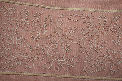 Alicante Spice 4.375 inch Europatex Embroidered Tape Trim