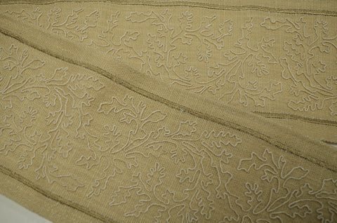 Alicante Beeswax 4.375 inch Embroidered Europatex Tape Trim