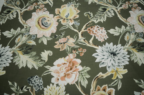 Melrose Olive Hamilton Fabric