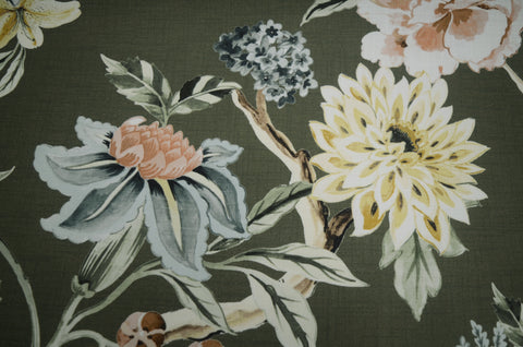 Melrose Olive Hamilton Fabric