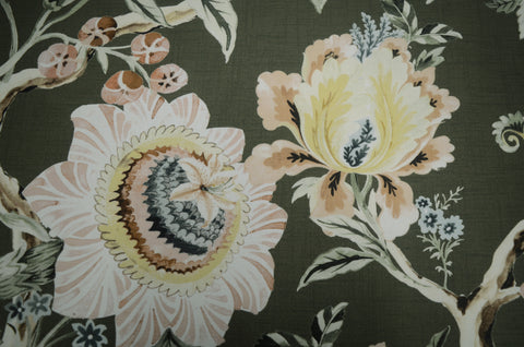 Melrose Olive Hamilton Fabric