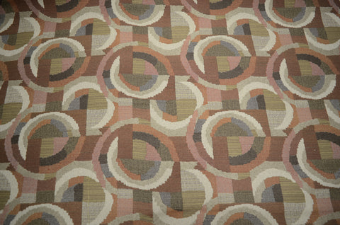 Crescent Sienna Contemporary Fabric