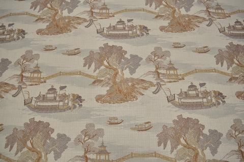 Dragon Boat Parchment Regal Fabric