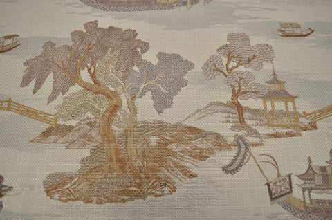 Dragon Boat Parchment Regal Fabric