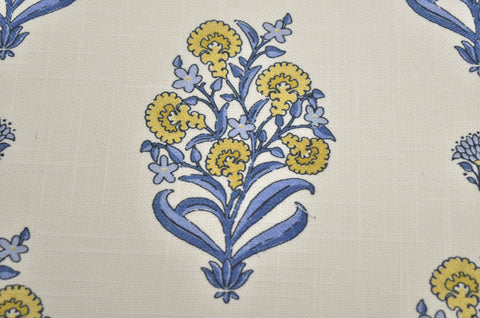 LAH Romantic Mughal Blue/Yellow Lillian August by Tempo Fabric