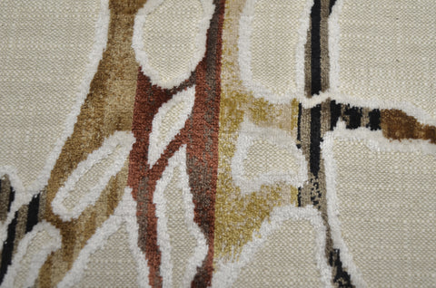 DNA Mahogany Cut Velvet Topteks Fabric