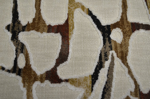 DNA Mahogany Cut Velvet Topteks Fabric