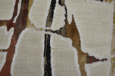 DNA Mahogany Cut Velvet Topteks Fabric