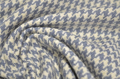 Classic Houndstooth Chambray Laura Kiran Fabric