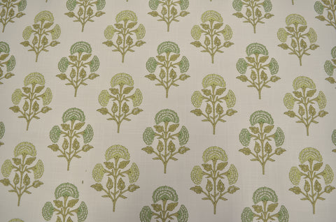 Farah Print Mint Hay Laura Kiran Fabric