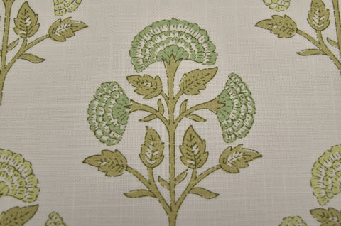 Farah Print Mint Hay Laura Kiran Fabric