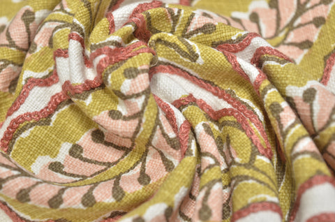 Leaf Work Rosewater P Kaufmann Fabric