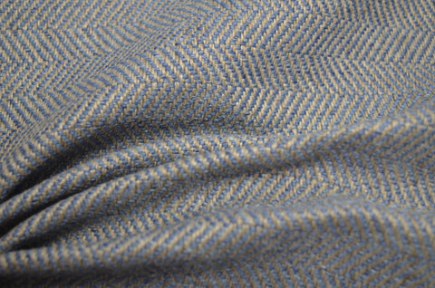 Herringbone Tweed Blue KB Fabric