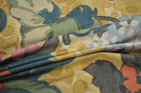 Bell Blooms Ochre PKaufmann Fabric