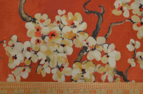 Sakura 318 Persimmon Covington Fabric