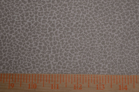 Mini Leopard Silver Jays Textiles Fabric