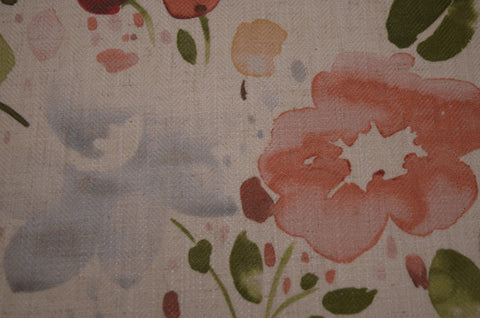 Lauren Coral Regal Fabric