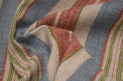 Long Hill Stripe Bayberry Waverly Fabric