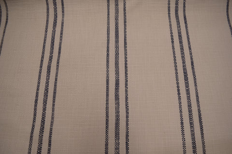 Highlander Slub Stripe Navy Regal Fabric