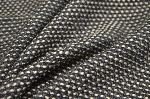 Council Black Chunky Tweed Regal Upholstery Fabric