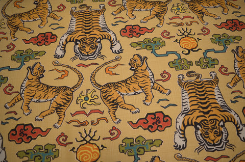 Tiger Republic 380 Saffron Covington Fabric