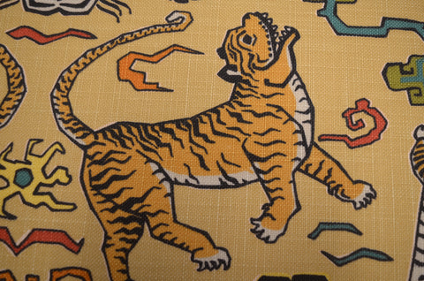 Tiger Republic 380 Saffron Covington Fabric