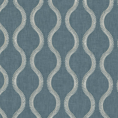 Flourish Emb Baltic P/K Lifestyles Fabric