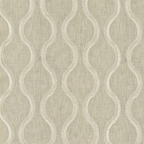 Flourish Emb Linen P/K Lifestyles Fabric