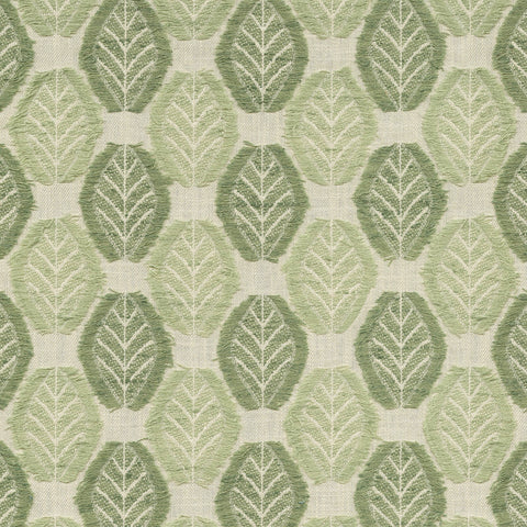 Fringe Leaf Celadon P/K Lifestyles Fabric