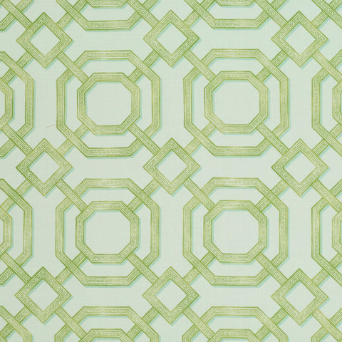 Gazebo Trellis Leaf  P/Kaufmann Fabric