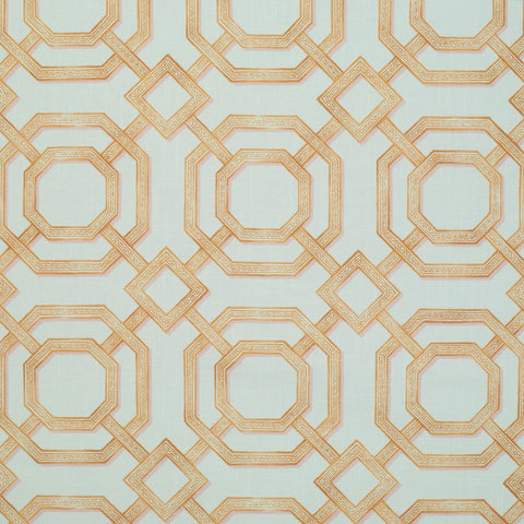 Gazebo Trellis Melon  P/Kaufmann Fabric