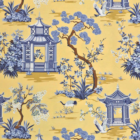 Harmony Lemon Regal Fabric