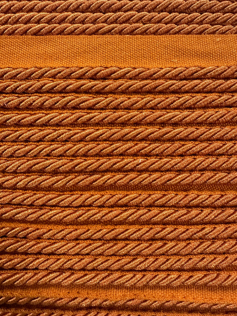 BIR806/68 Pumpkin 1/4 inch Twisted Lipcord Trim