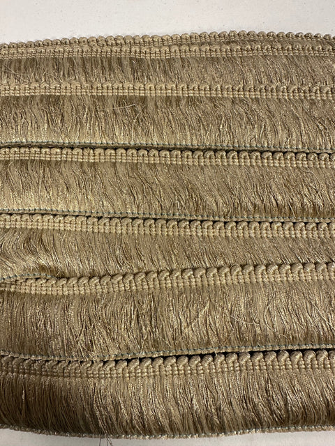 BIR606/7 Beige 2 inch Brush Fringe